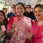 Delhi CM hops on DTC bus to check implementation of Saheli Pink Smart Card | India News – The Times of India